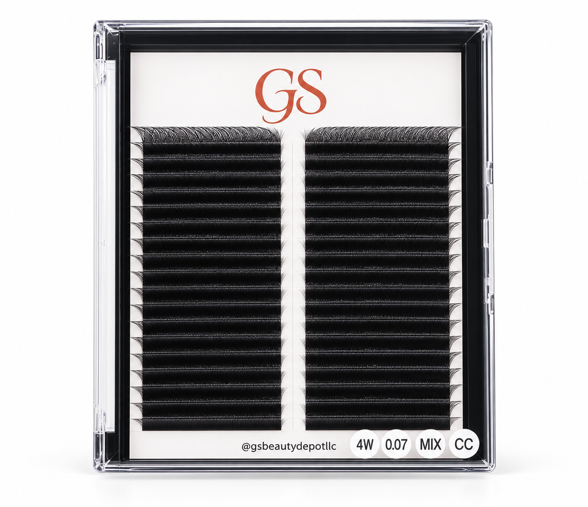 Arabian 4W de GS Beauty Depot, grosor 0.07, curvatura CC, MIX