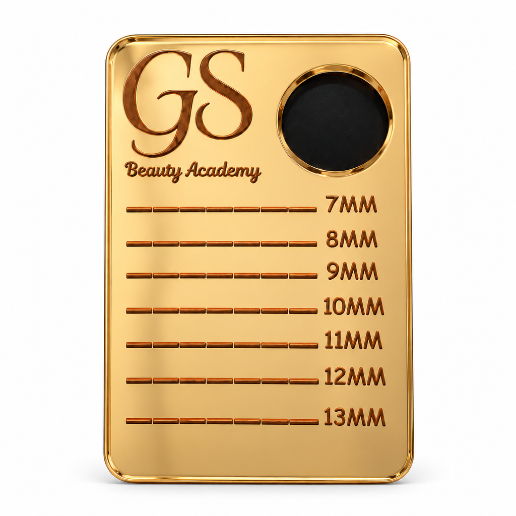 Paleta Gold sobre fondo blanco