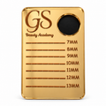 Paleta Gold sobre fondo blanco